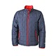 veste matelassée 1035 navy rouge