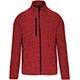 Veste zippée Chinée red melange