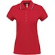 Polo rouge marine blanc