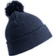 Bonnet pompon navy