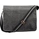 Sac courrier vintage black