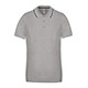 Polo gris marine blanc