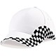 Casquette blanche/noire