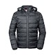 Doudoune capuche noir